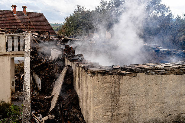 Professional Soot Cleanup technician working in Keller, TX